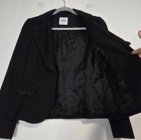 Moschino Black Blazer Tailored Suit Jacket - Picture 3 of 15